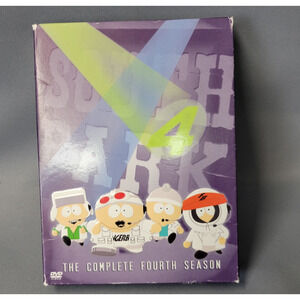 South Park The Complete Fourth Season DVD 2000 Cartoon